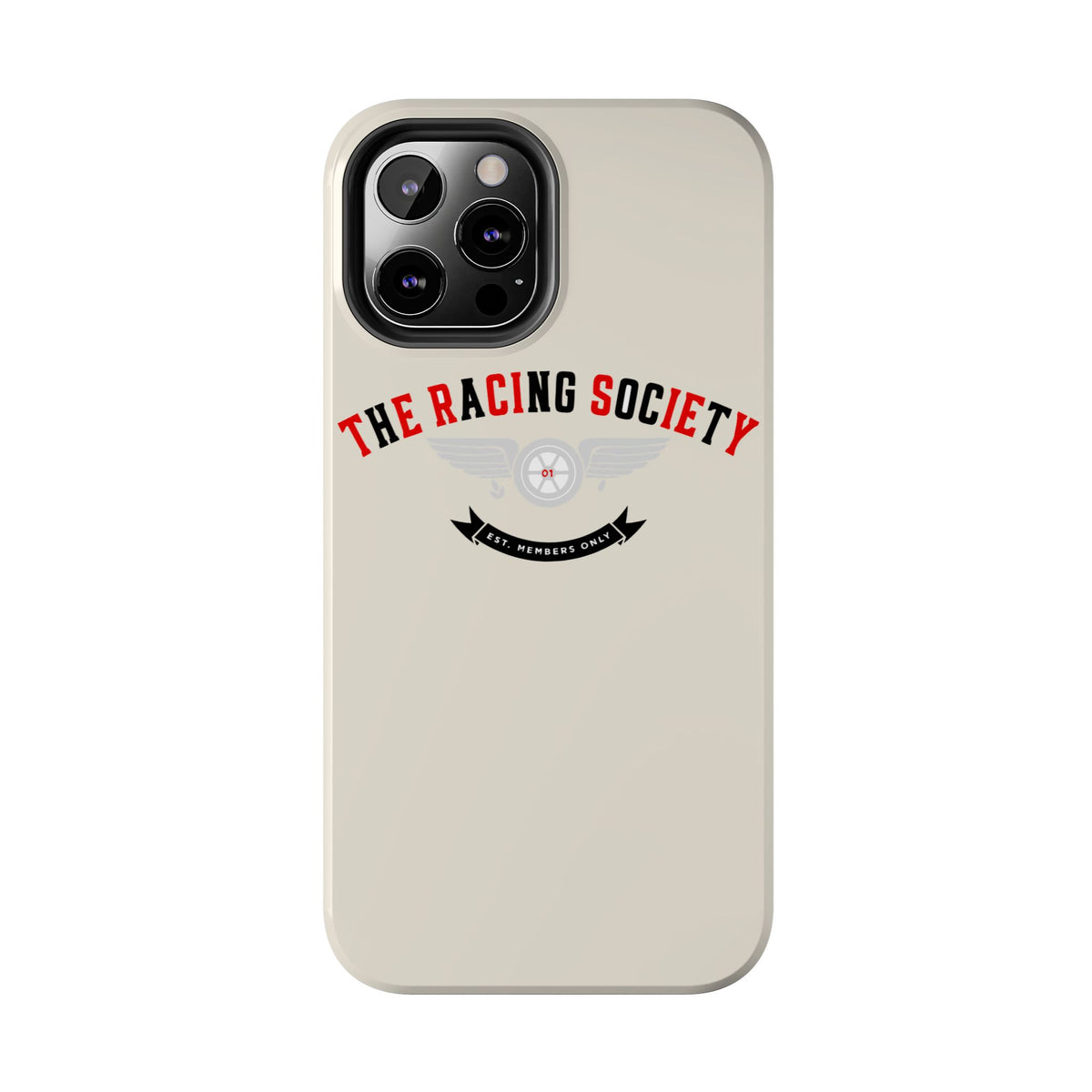 Racing Society Crest — iPhone Tough Case