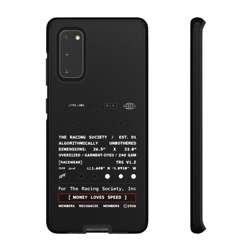 Money Loves Speed Spec — Samsung Galaxy Tough Case
