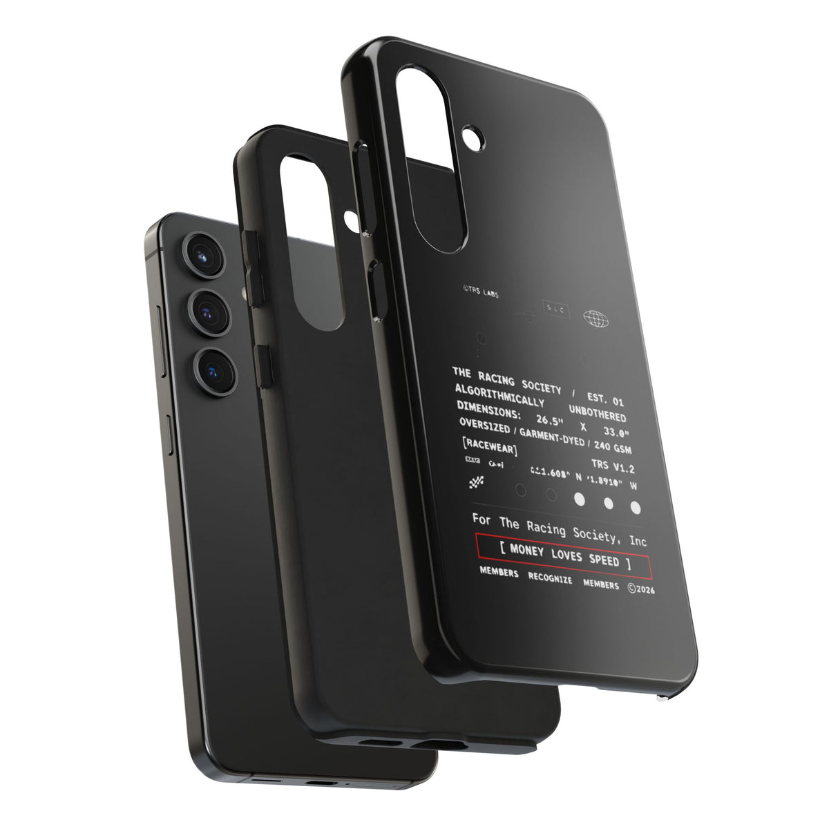 Money Loves Speed Spec — iPhone Tough Case