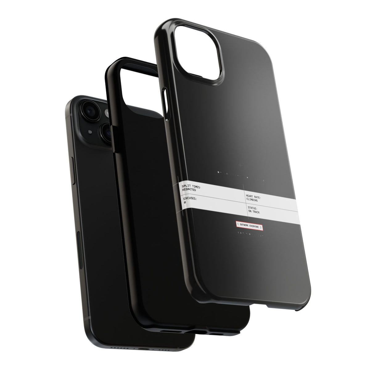 Split Times Redacted — iPhone Tough Case