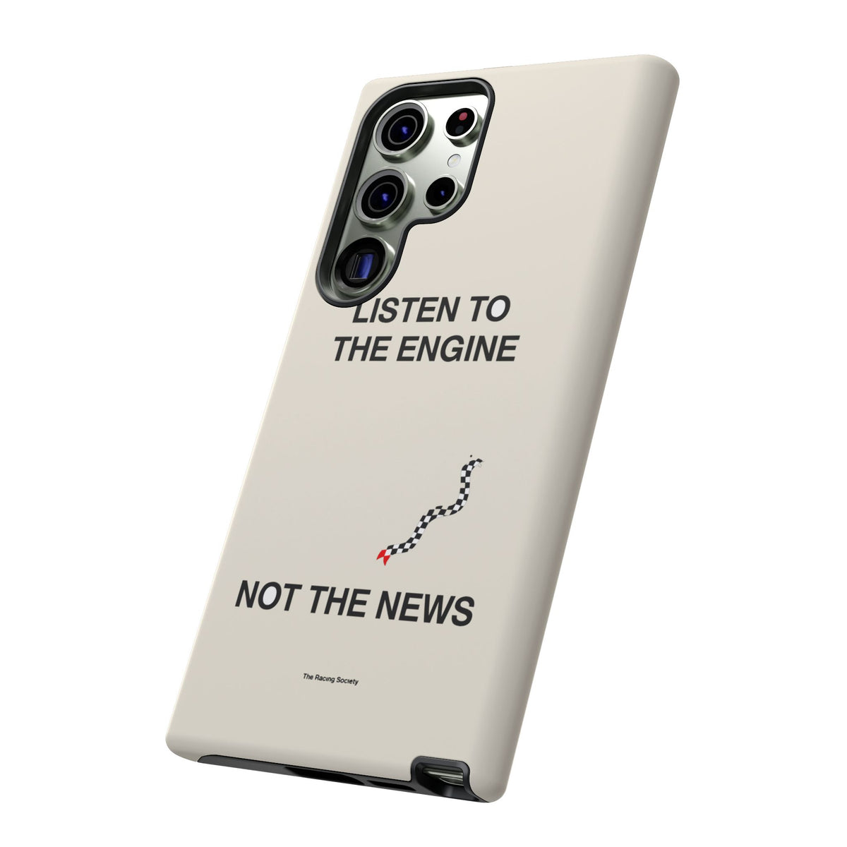 Listen To The Engine, Not The News — Samsung Galaxy Tough Case