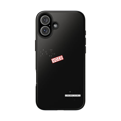 Fear Doesn't Pay Rent — iPhone Tough Case