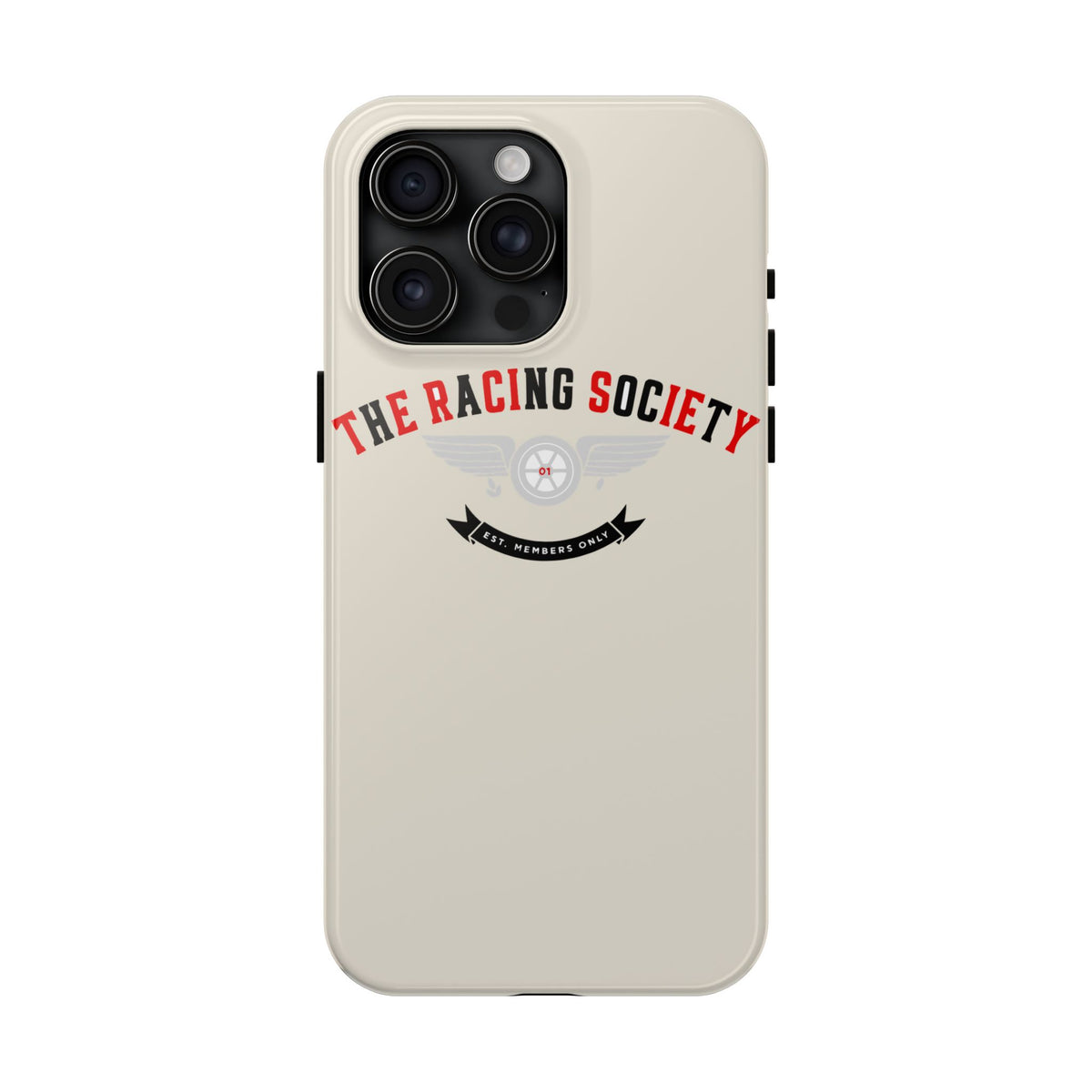 Racing Society Crest — iPhone Tough Case