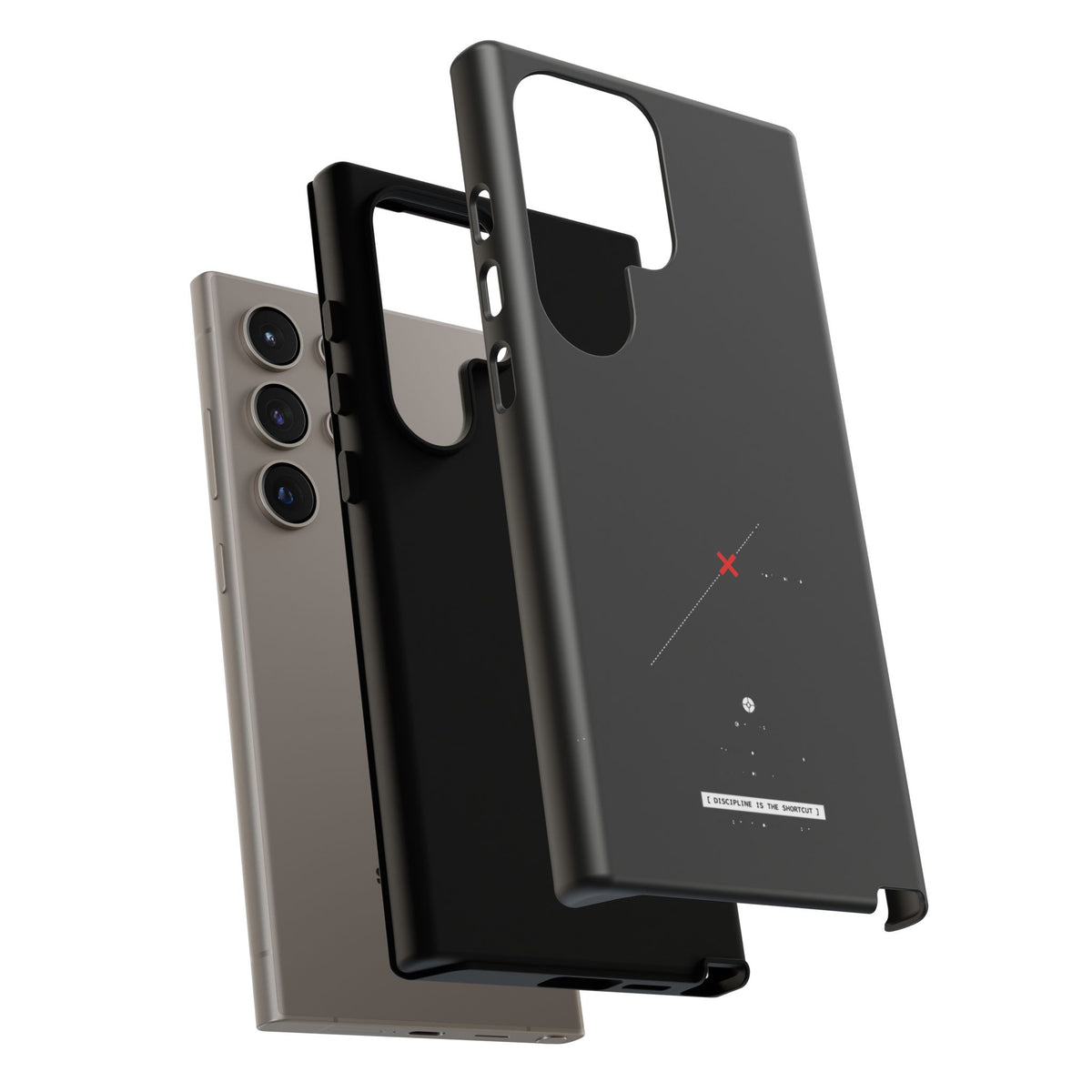 Discipline Is The Shortcut — Samsung Galaxy Tough Case