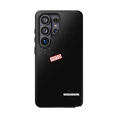 Fear Doesn't Pay Rent — Samsung Galaxy Tough Case