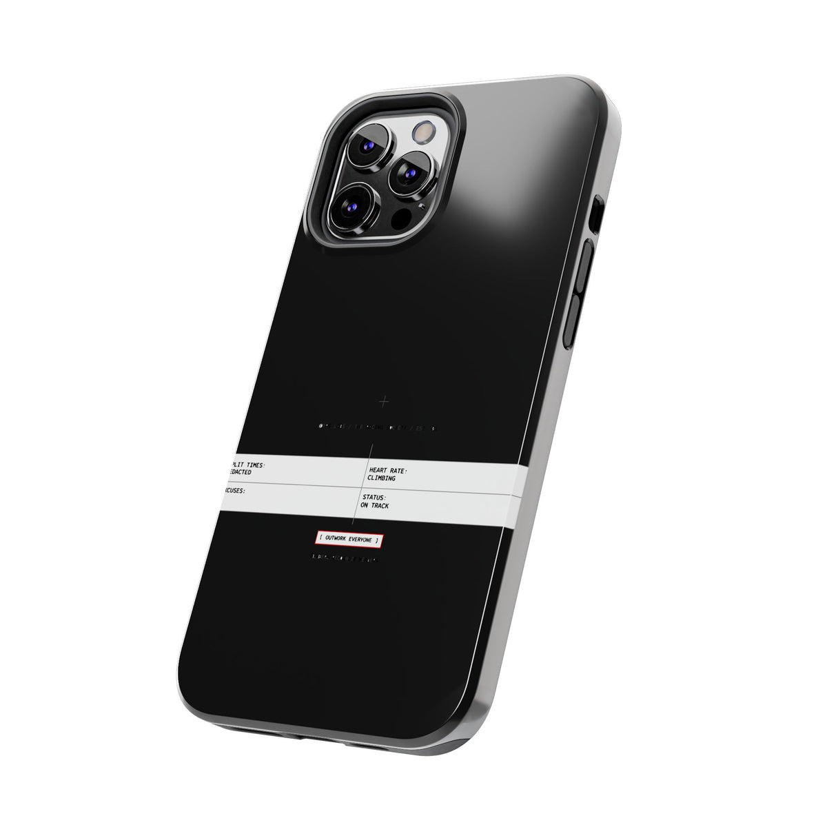 Split Times Redacted — iPhone Tough Case
