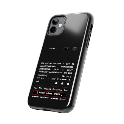 Money Loves Speed Spec — iPhone Tough Case