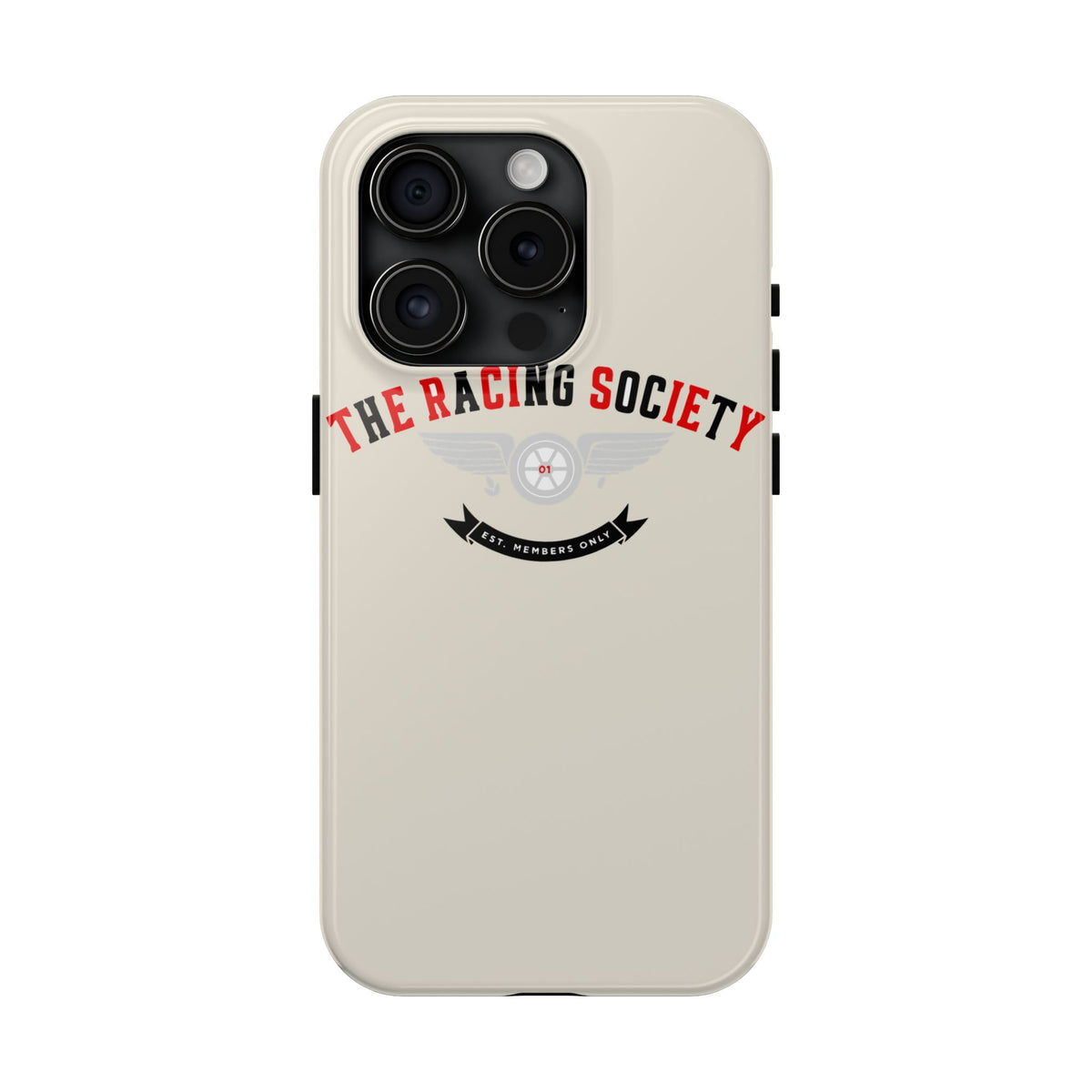 Racing Society Crest — iPhone Tough Case
