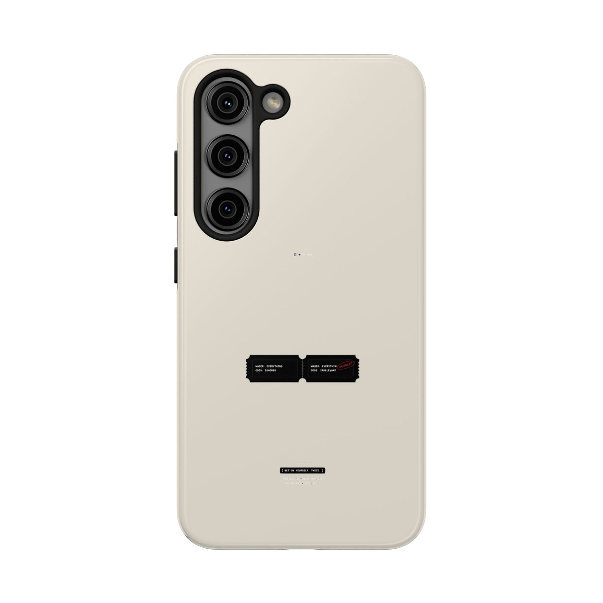 Bet On Yourself. Twice. — iPhone Tough Case