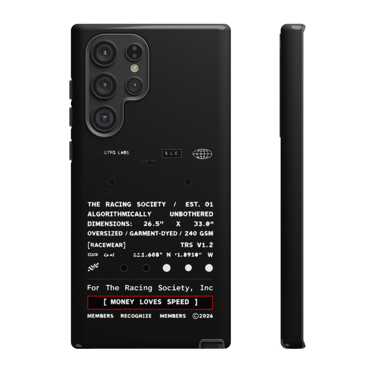 Money Loves Speed Spec — Samsung Galaxy Tough Case