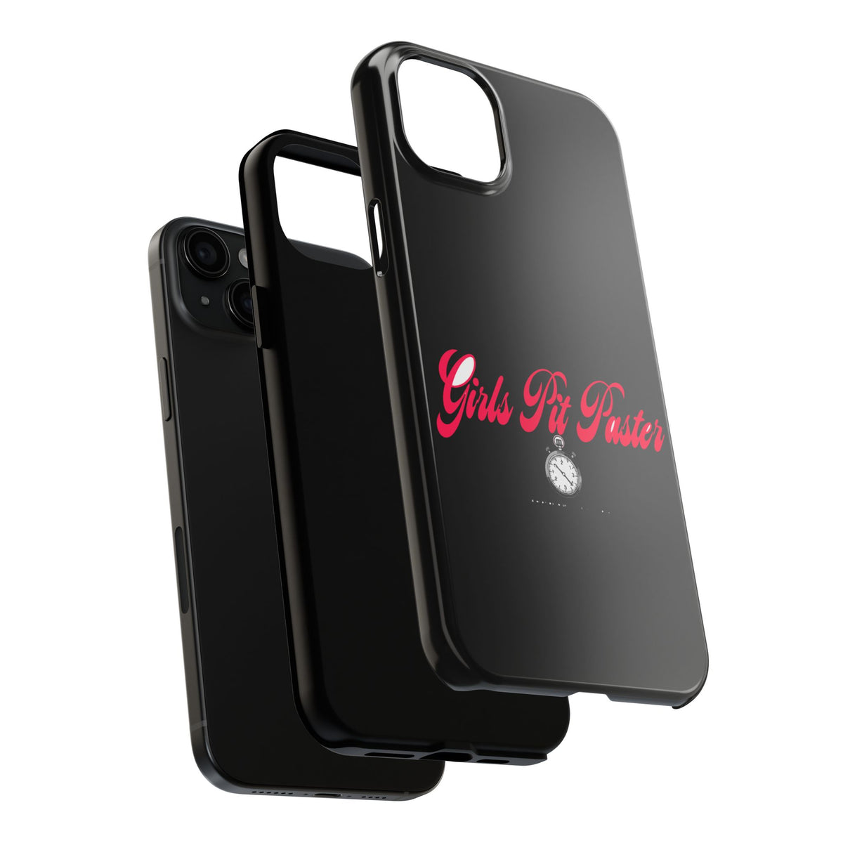 Girls Pit Faster Stopwatch — iPhone Tough Case