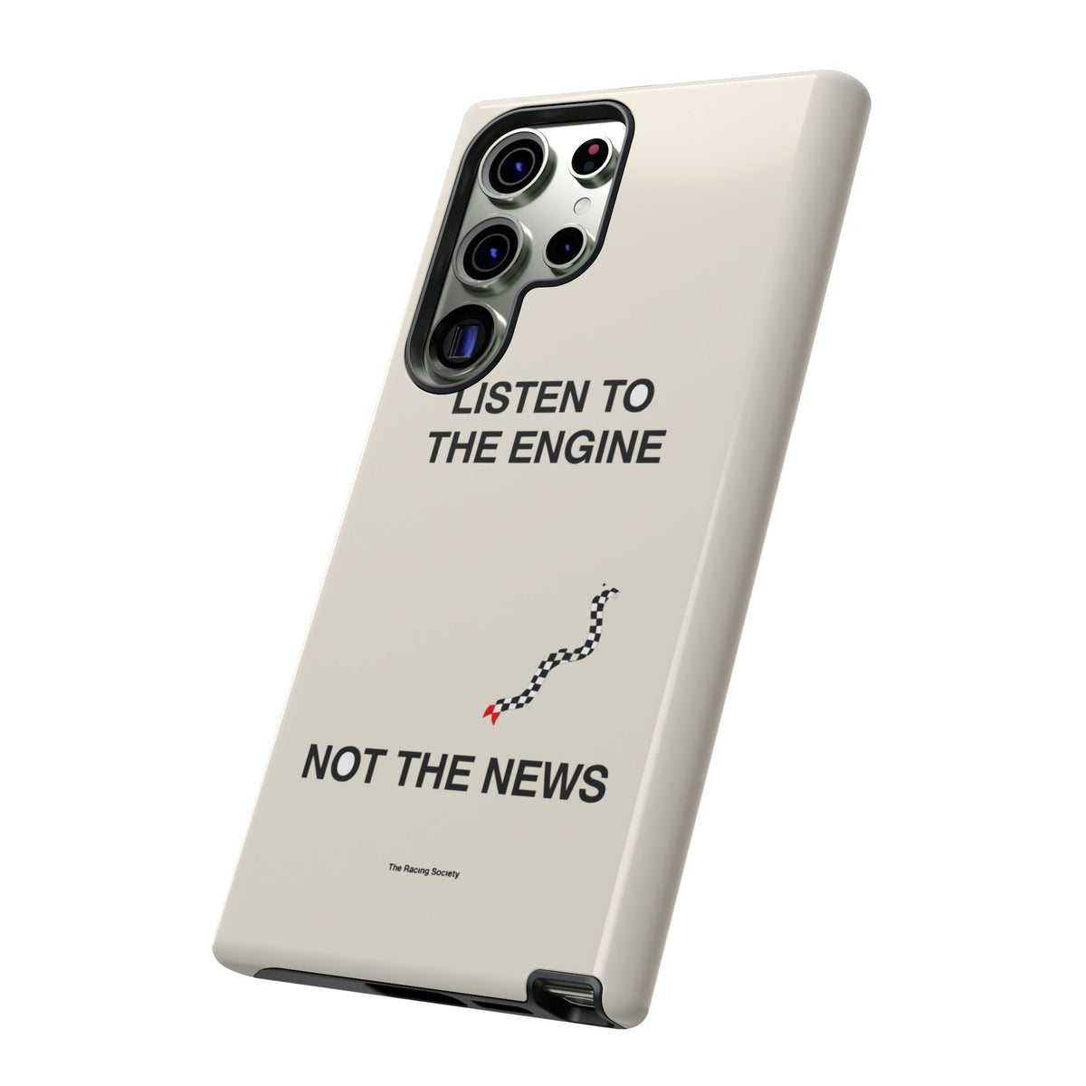 Listen To The Engine, Not The News — Samsung Galaxy Tough Case