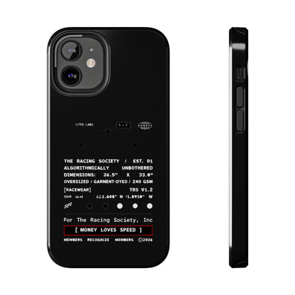 Money Loves Speed Spec — iPhone Tough Case