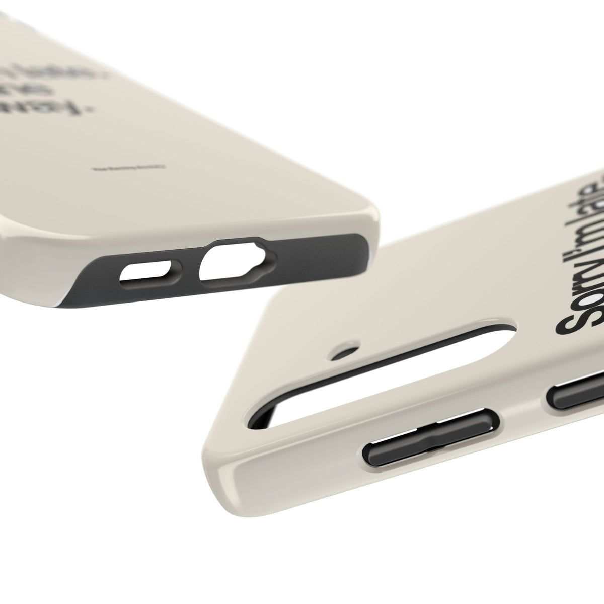Sorry I'm Late, I Took The Long Way — iPhone Tough Case