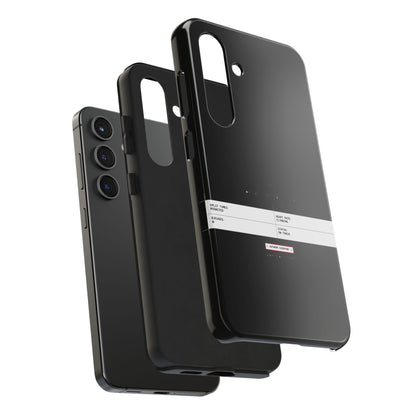 Split Times Redacted — iPhone Tough Case