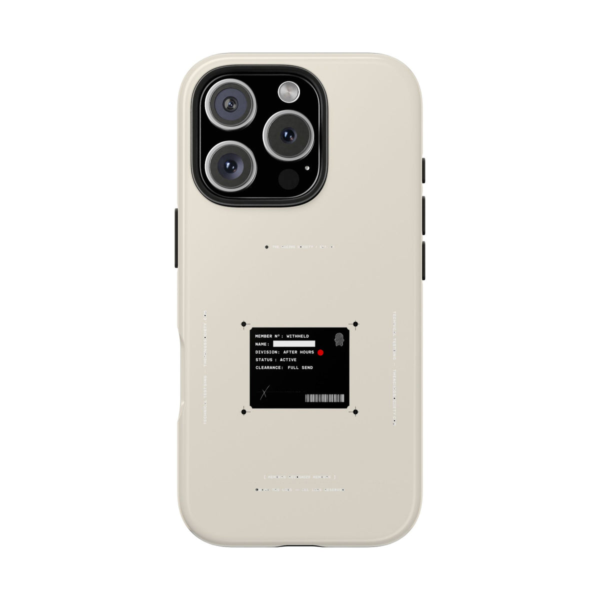 Members Recognize Members — iPhone Tough Case