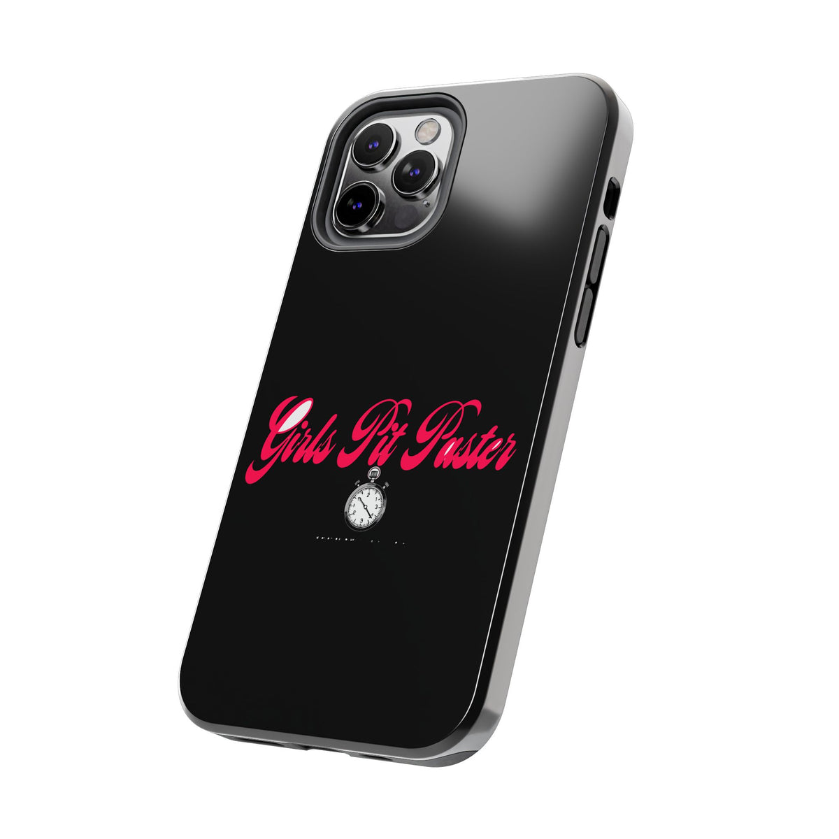 Girls Pit Faster Stopwatch — iPhone Tough Case