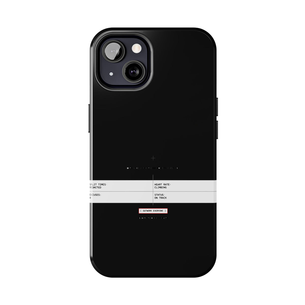 Split Times Redacted — iPhone Tough Case
