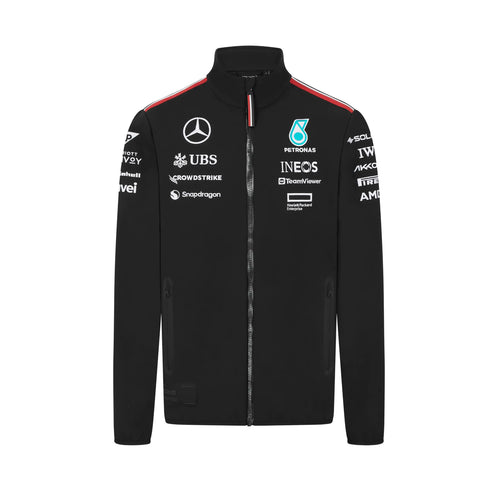 Mercedes AMG Petronas F1 Mens 2024 Team Softshell Jacket
