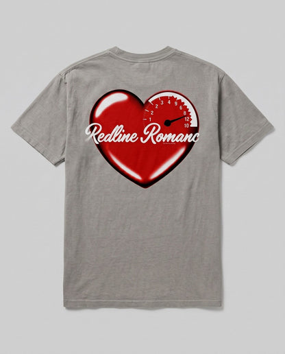 Redline Romance — back flat, Faded Grey