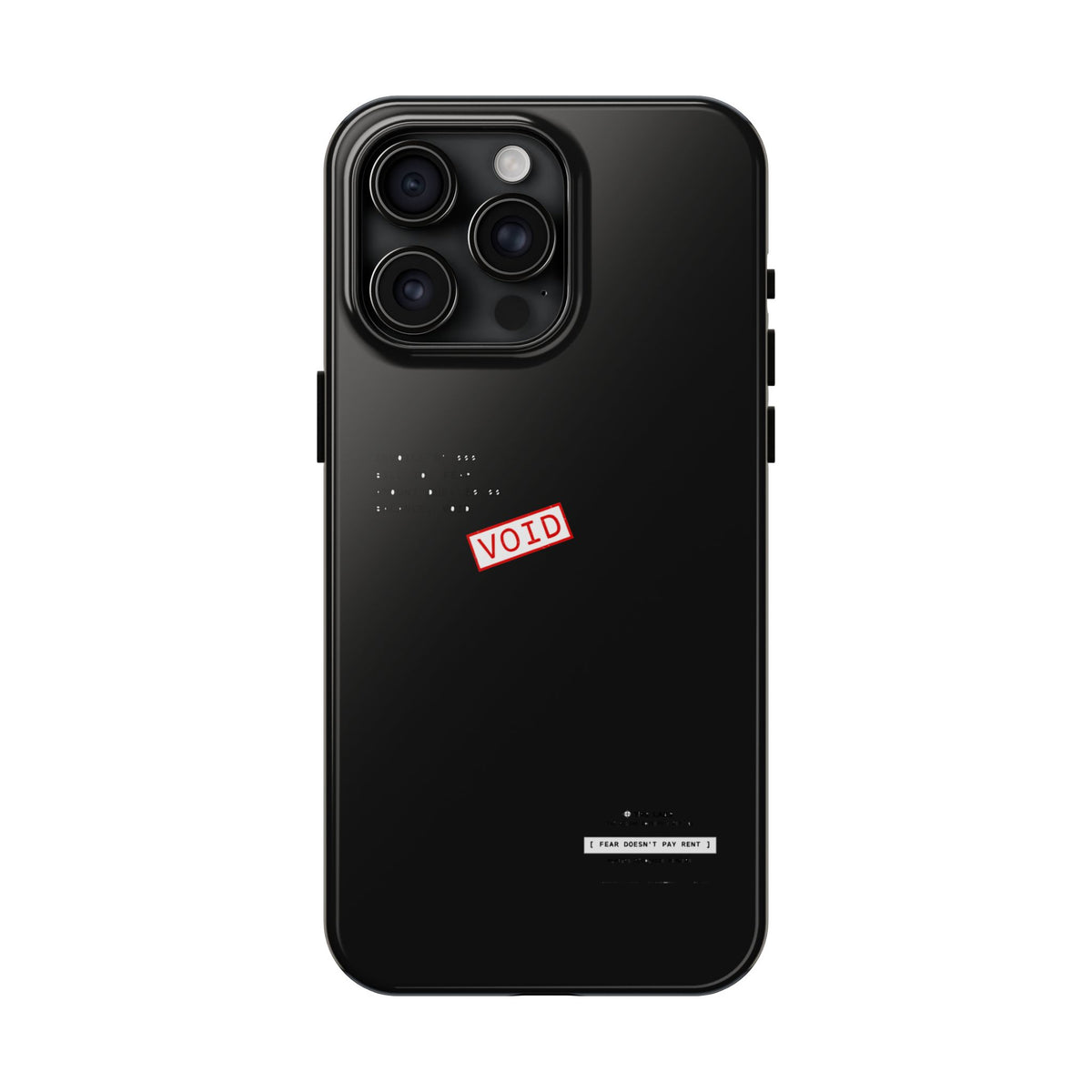 Fear Doesn't Pay Rent — iPhone Tough Case