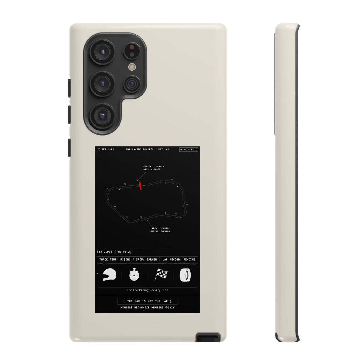 The Map Is Not The Lap — Samsung Galaxy Tough Case