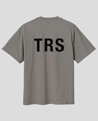 TRS Monogram — back flat, Faded Grey