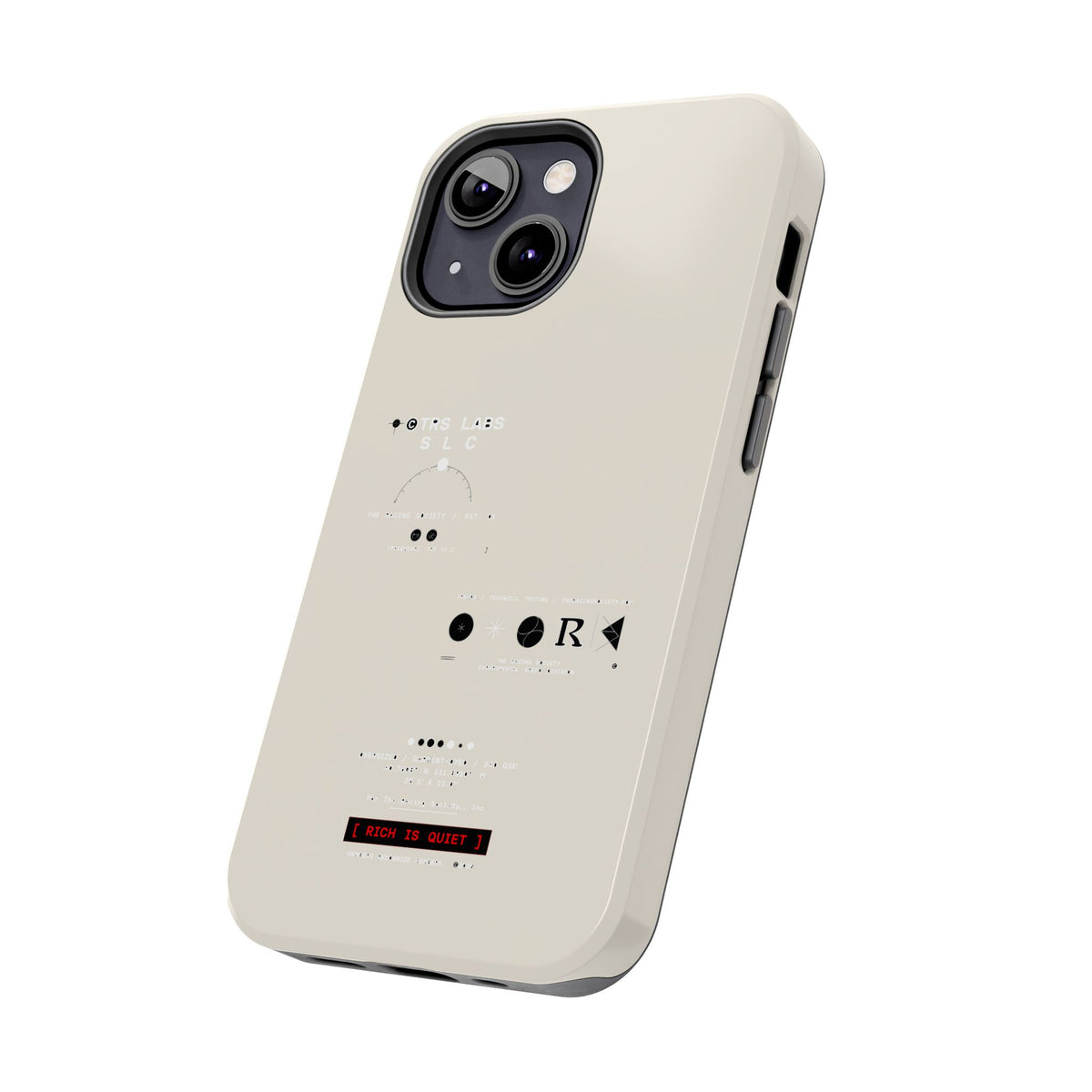 Rich Is Quiet Specimen — iPhone Tough Case