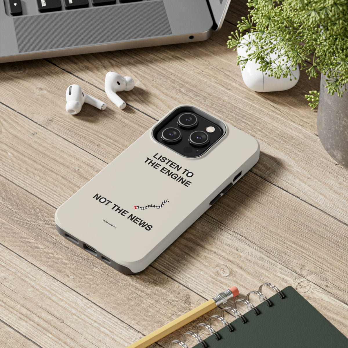 Listen To The Engine, Not The News — iPhone Tough Case