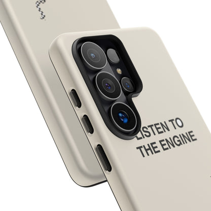 Listen To The Engine, Not The News — Samsung Galaxy Tough Case