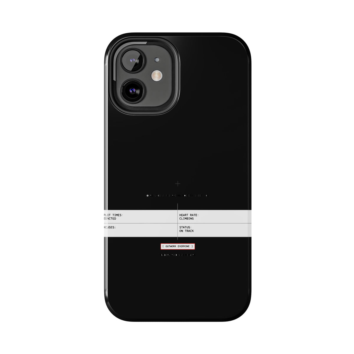 Split Times Redacted — iPhone Tough Case