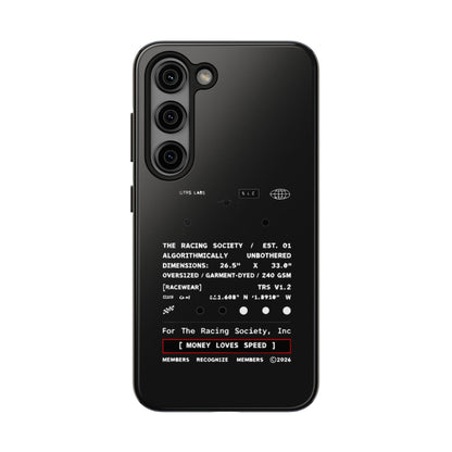 Money Loves Speed Spec — iPhone Tough Case