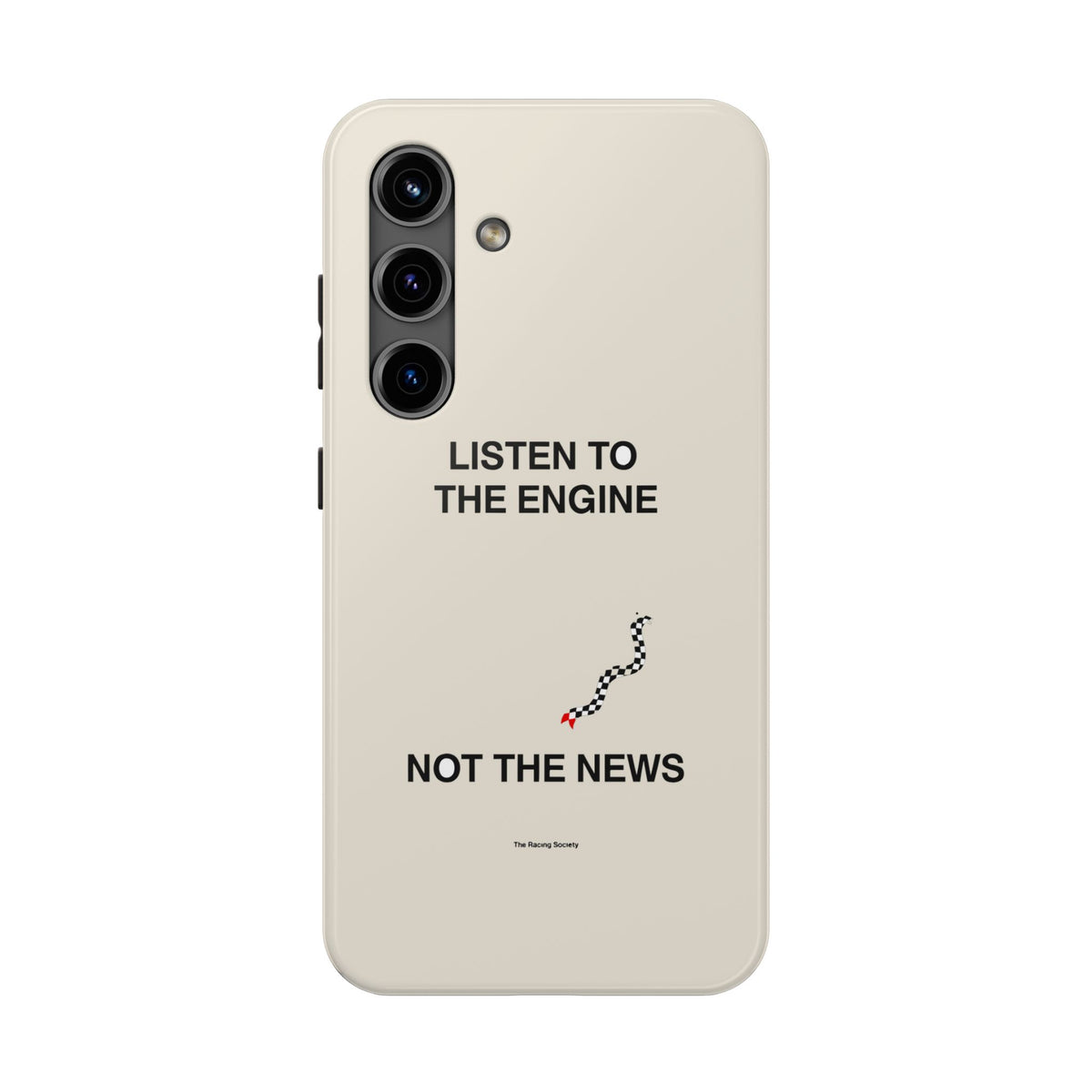 Listen To The Engine, Not The News — iPhone Tough Case