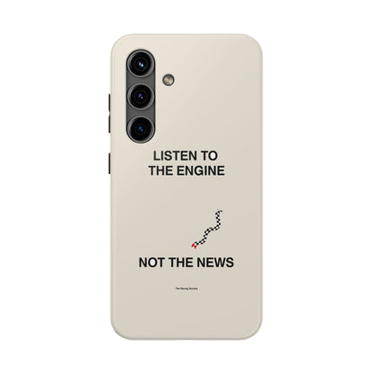 Listen To The Engine, Not The News — iPhone Tough Case