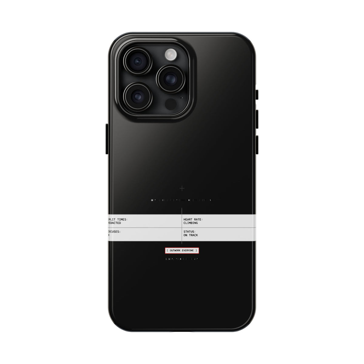 Split Times Redacted — iPhone Tough Case