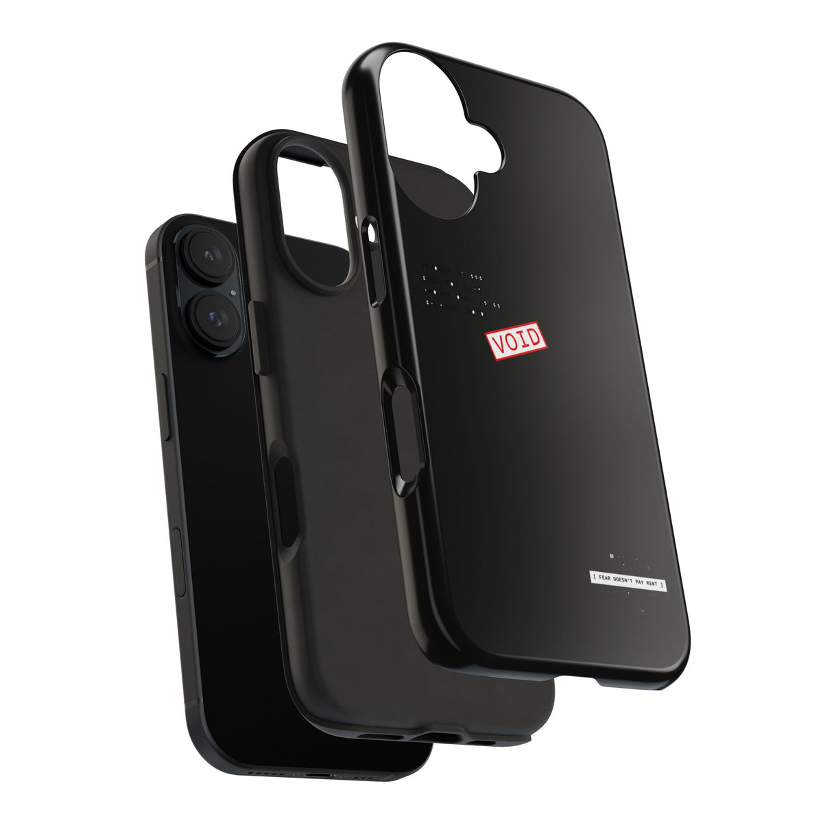 Fear Doesn't Pay Rent — iPhone Tough Case