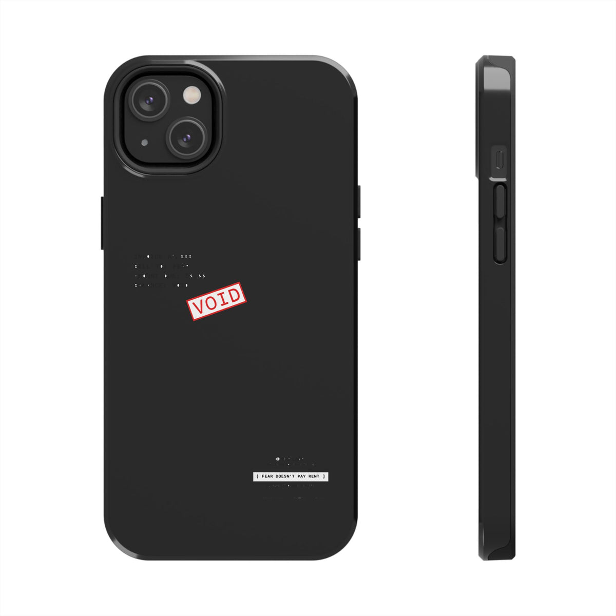 Fear Doesn't Pay Rent — iPhone Tough Case
