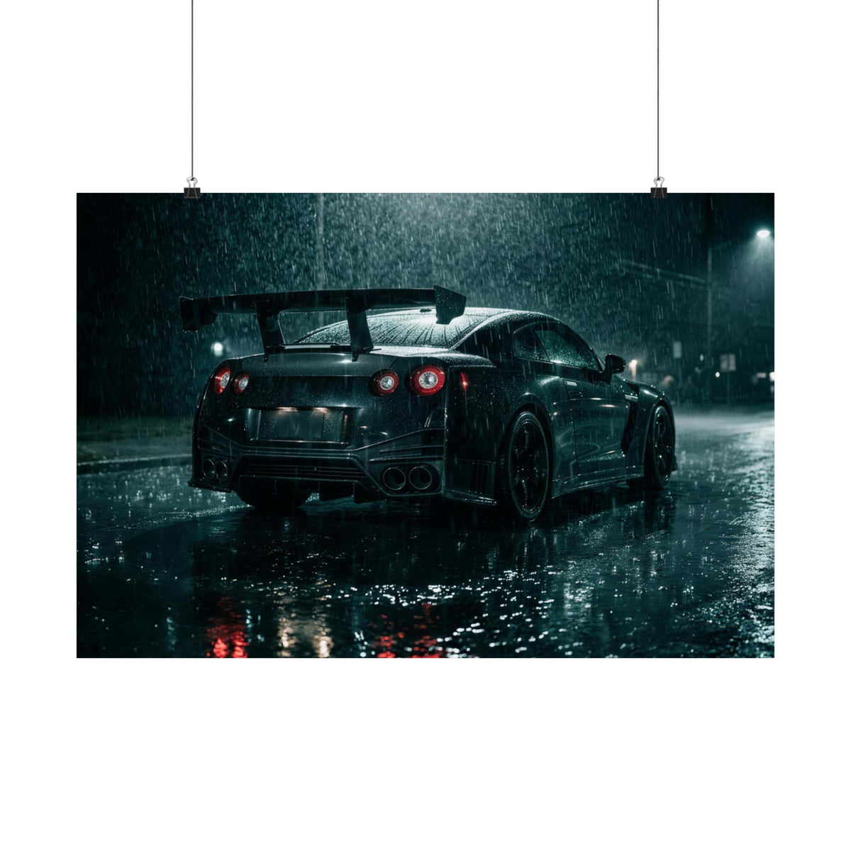 Rain Session — Matte Poster