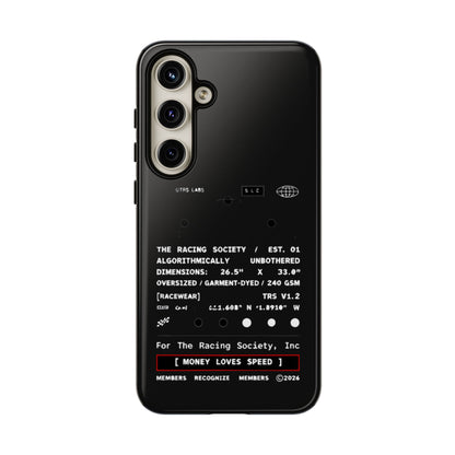 Money Loves Speed Spec — Samsung Galaxy Tough Case