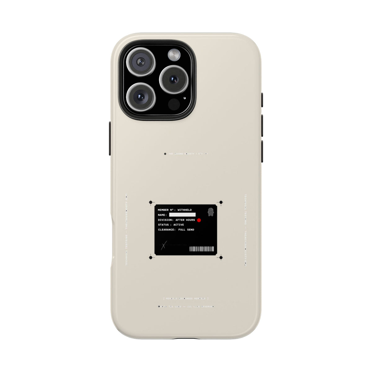 Members Recognize Members — iPhone Tough Case