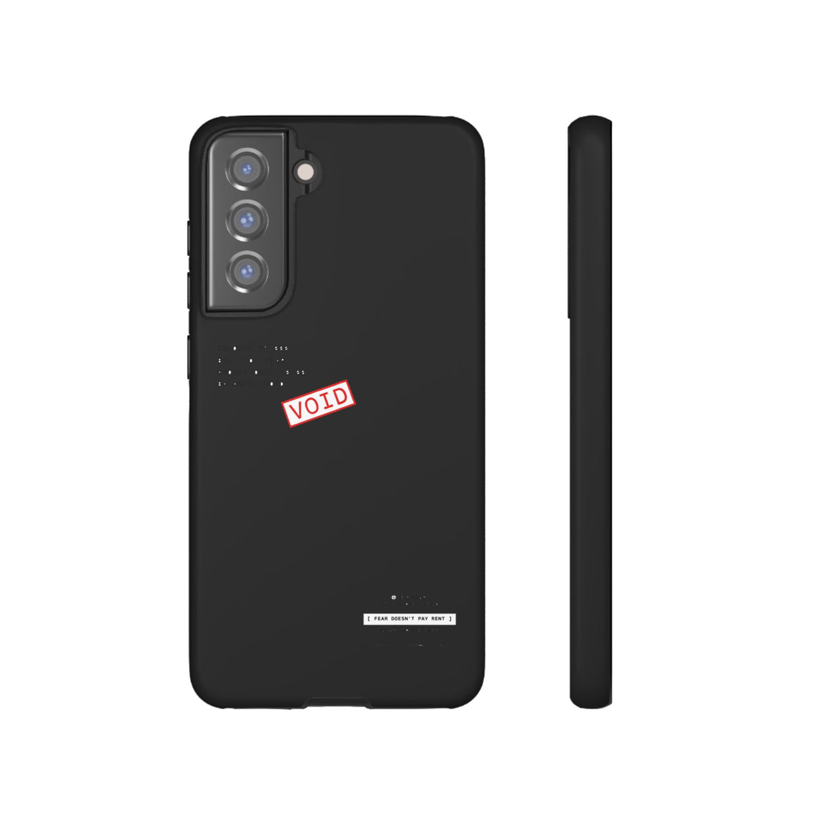 Fear Doesn't Pay Rent — Samsung Galaxy Tough Case