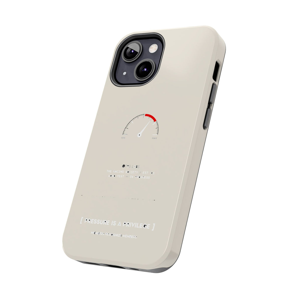 Pressure Is A Privilege — iPhone Tough Case