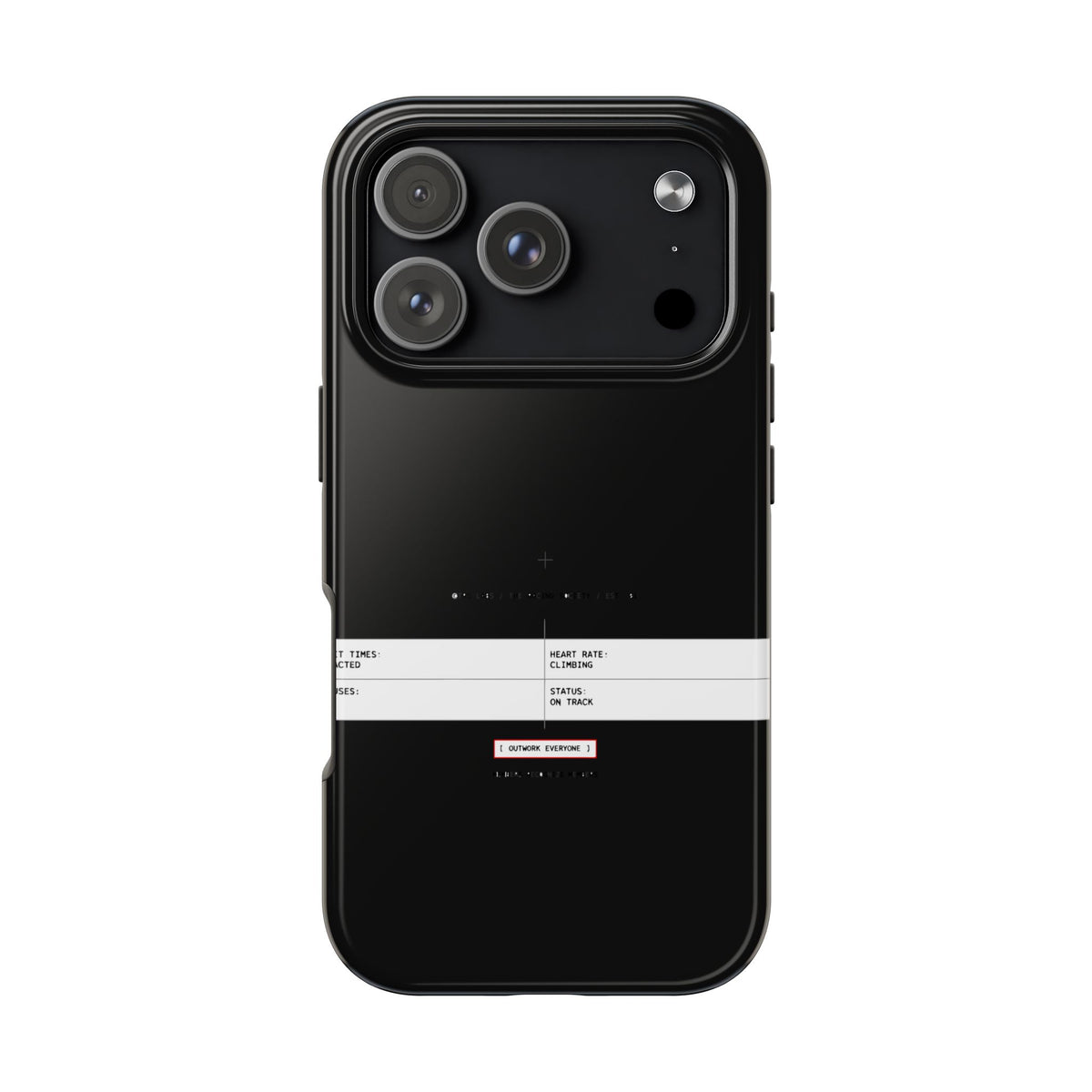 Split Times Redacted — iPhone Tough Case