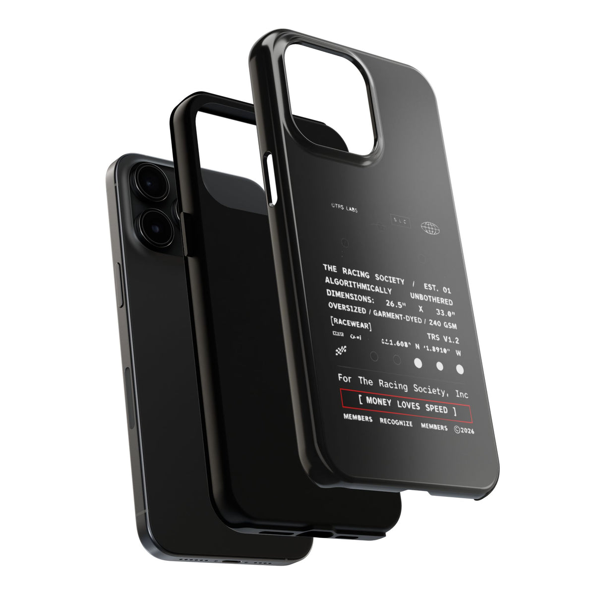 Money Loves Speed Spec — iPhone Tough Case
