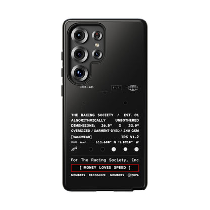 Money Loves Speed Spec — Samsung Galaxy Tough Case