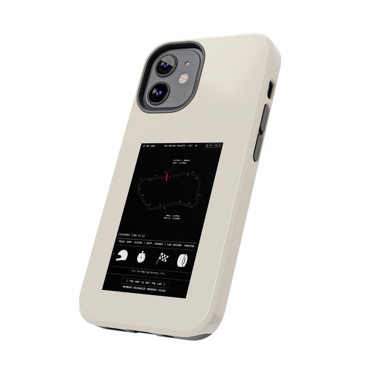 The Map Is Not The Lap — iPhone Tough Case