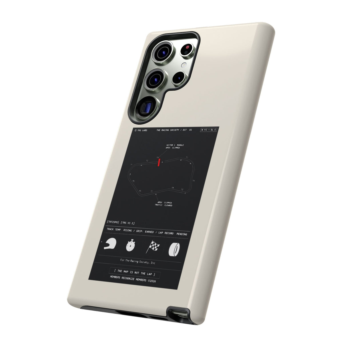 The Map Is Not The Lap — Samsung Galaxy Tough Case