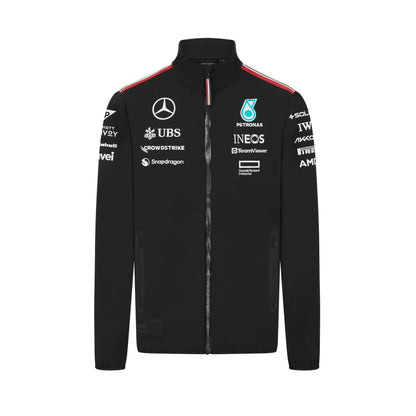 Mercedes AMG Petronas F1 Mens 2024 Team Softshell Jacket