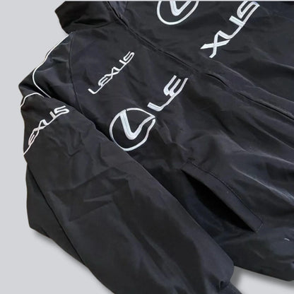 Shop the Lexus Vintage Racing Jacket – retro motorsport streetwear style with premium embroidery, unisex fit, and bold Lexus racing design.