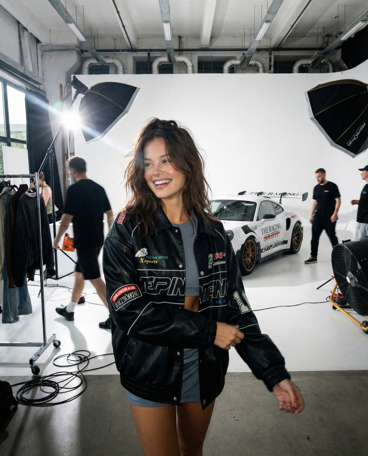 Racing Mepintang Jacket